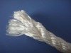 3 strands polyester and pp danline mixed rope