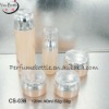 30/50g glass cosmetic cream jar for skin milk