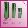 30 60 100ml flat lotion acrylic bottle