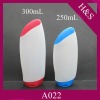 300/250ml PE plastic shampoo bottle