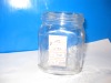 300ml clear glass honey jar with scrow cap