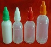 30ml PE  Eye drop bottle with child proof caps many color caps