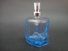 30ml blue glass perfume bottle with heart shape