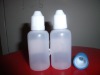 30ml child proof eye drop bottle wiht white&blue childproof cap