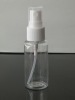 30ml empty clear PET spray bottle