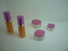 30ml eye shape acrylic lotion pump bottles