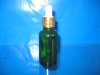 30ml green glass essential oil bottle