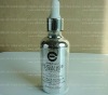 30ml shiny silver dropper bottle,Glass essential oil bottle