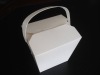 32oz square noodle paper box with paper handle