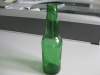 330m green glass beer bottle