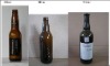 330ml 500ml 750ml amber glass beer bottles