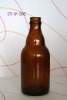 330ml crown cap beer bottle/amber glass beer bottle(sc-002)