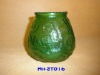 350ml Green glass candle sticks