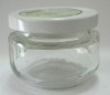 350ml Short glass jar with lug cap