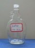 350ml clear wine bottle with plastic cap