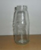 350ml glass milk bottle with metal lid