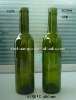 375ml dark green glass wine bottle, cork top/screw top Bordeaux bottle(sc-058)