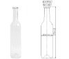 375ml white beverage bottle