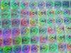 3D hologram sticker/anti-fake labels