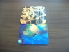 3d lenticular coasters/clear 3d pictures lenticular cup mats PP/PET+EVA Nuken brand in Dongguan city