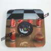 3d lenticular coasters made by lenticular lens sheets clear 3d pictures cup pads PP/PET+EVA