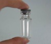 3ml Clear Glass Vial With Rubber Stopper