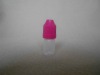 3ml Pink Child-proof cap Plastic medicine dropper bottle 100pc/lots