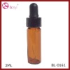 3ml amber glass vial with dropper