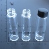 3ml black screw cap glass vials