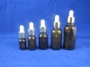 3ml glass dropper bottles aluminum gold cap