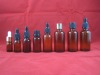 3ml glass eye dropper bottles aluminum gold cap