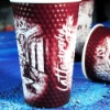 4~20oz disposable embossed cup with lid