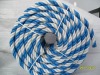 4-strand PE twisted rope.16mm PE rope,PE mark rope