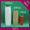 400/200ml PE plastic shampoo bottle