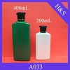 400/200ml PE plastic shampoo bottle