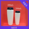 400/200ml PE plastic shampoo bottle