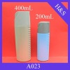 400/200ml PE plastic shampoo bottle