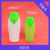 400/200ml PE plastic shampoo bottle