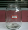 4000ML round shape glass jar