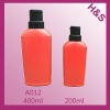 400ml 200ml red shampoo bottle