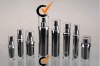 45ml Cosmetic Plastic Round Acrylic Bottles Pump Serum