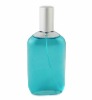 45ml transparent glass bottle with plastic cap and pump