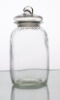 4L glass storage jar with lid