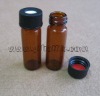 4ml amber screw thread glass bottle