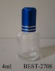 4ml empty roll on glass bottle