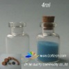 4ml small glass bottle wooden cork