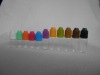 5/8/10ML PET E-liquid Drop Plastic VIALS  Orange Childproof cap 11 colors : blue,orange,green,yellow ,white,etc