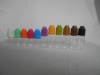 5/8/10ML PET E-liquid Drop Plastic VIALS Pink Childproof cap 11 colors : blue,orange,green,yellow ,white,etc