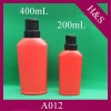 500/200ml PE plastic shampoo bottle