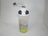 500 ML Football Cover Water Drinking Sport Bottle With Straw